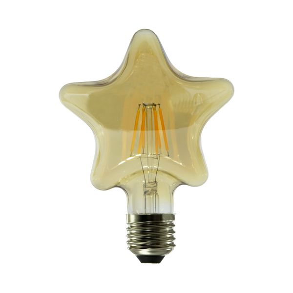 لامپ فیلامنتی 6 وات طرح ستاره پایه E27
