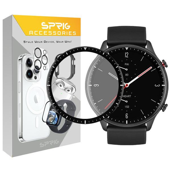محافظ صفحه نمایش اسپریگ مدل Glass Pmma مناسب برای ساعت هوشمند امیزفیت GTR 2