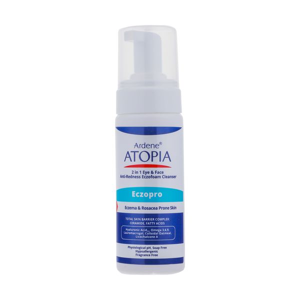 فوم شستشوی صورت آردن آتوپیا مدل ECZOPRO مناسب پوست های خشک و حساس حجم 150 میلی لیتر