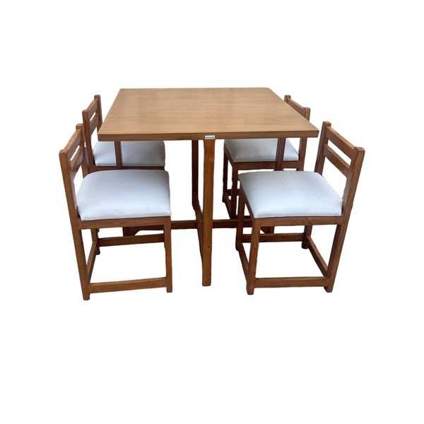 میز و صندلی ناهارخوری چهار نفره گالری چوب آشنایی مدل 845