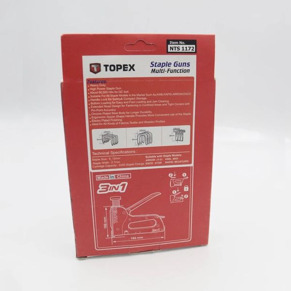 منگنه کوب سه کاره تاپکس مدل SMT-TOPEX-3in1-STAPLEGUN