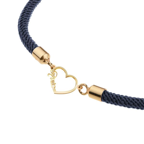 دستبند طلا 18 عیار زنانه مدوپد مدل اسم اویتا avita کد DB23-11465