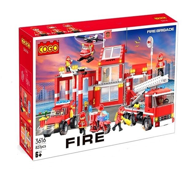 ساختنی کوگو مدل ایستگاه آتش نشانی مرکز کد 3616