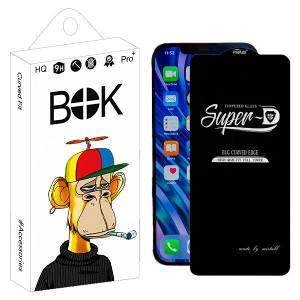 محافظ صفحه نمایش بوک مدل   Carbon SUPER D  مناسب برای گوشی موبایل اپل iphone 13 promax