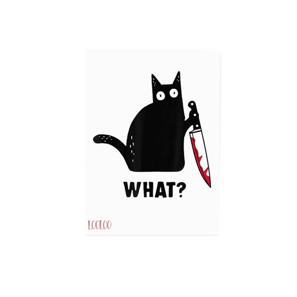 کارت پستال لولو مدل گربه قاتل کد 155