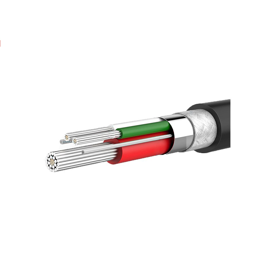 پاوربانک انکر مدل A1214 PowerCore ظرفیت 10400 میلی آمپر ساعت به همراه کابل تبدیل USB به لایتنینگ انکر مدل A8111 PowerLine به طول 90 سانتی متر