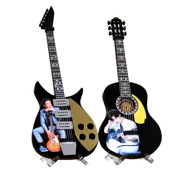 ماکت دکوری دست سازه های باخیزان مدل گیتار طرح اکسو exo مجموعه دو عددی