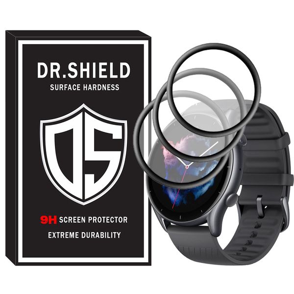 محافظ صفحه نمایش دکترشیلد مدل DR-PM مناسب برای ساعت هوشمند امیزفیت GTR 3 بسته سه عددی