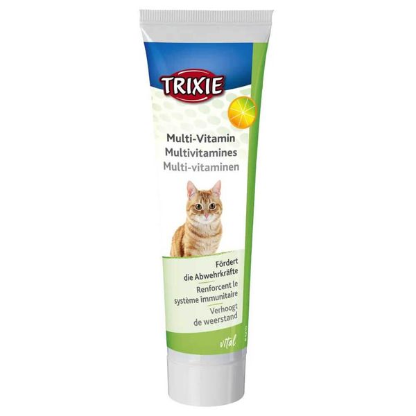 خمیر مولتی ویتامین گربه تریکسی مدل Multi Vitamin وزن 100 گرم