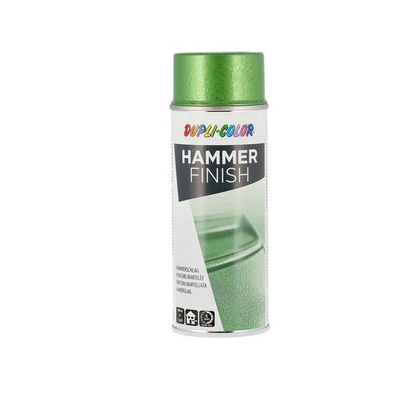 اسپری رنگ افکت چکشی سبز دوپلی کالر مدل Hammer حجم 400 میلی لیتر