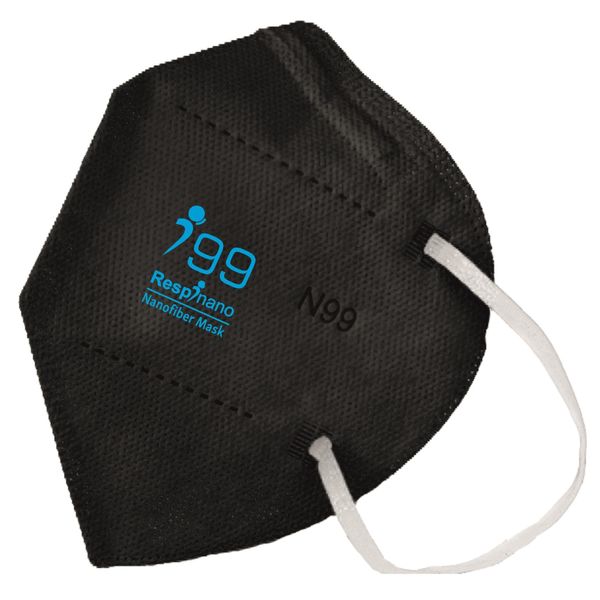 ماسک تنفسی ریما مدل وی تایپ N99 نانوالیاف کد Blck-V99 بسته 10عددی