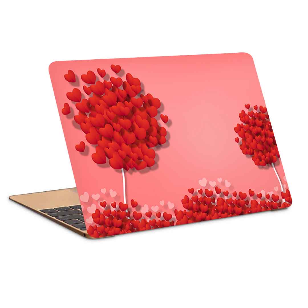 استیکر لپ تاپ طرح hearts love art کد P-800 مناسب برای لپ تاپ 15.6 اینچ