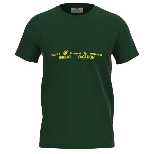 تی شرت آستین کوتاه مردانه برساد مدل E113 رنگ سبز