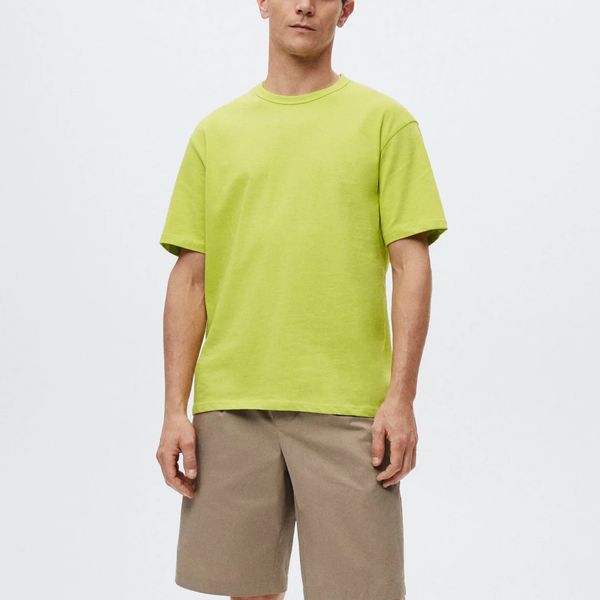 تی شرت آستین کوتاه مردانه مانگو مدل LI032ANO