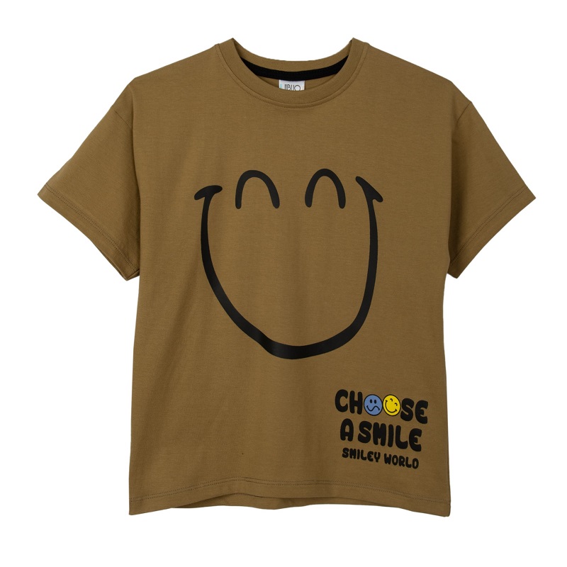 تی شرت آستین کوتاه بچگانه جی بی جو مدل smile کد 3081