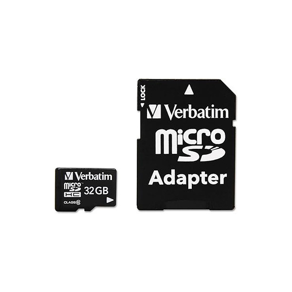 کارت حافظه Micro SDHC ورباتیم مدل Premium v10 کلاس 10 UHS-I سرعت 90MB/S ظرفیت 32 گیگابایت به همراه آداپتور