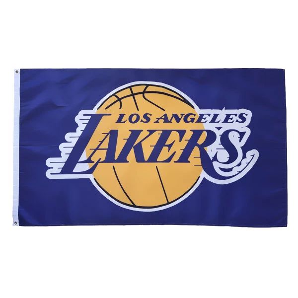 پرچم مدل تیم بسکتبال طرح Los Angeles Lakers کد 2025