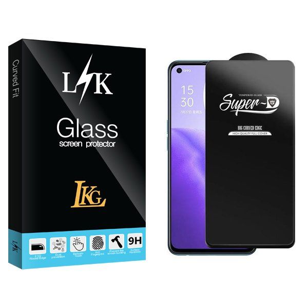 محافظ صفحه نمایش ال کا جی مدل LKK SuperD مناسب برای گوشی موبایل اوپو Reno5 5G