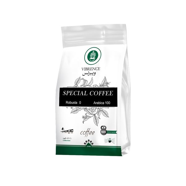 دانه قهوه 100 درصد عربیکا Special ویبرنس - 500 گرم