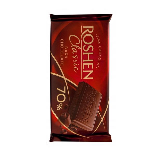 شکلات تلخ روشن 70%مدل کلاسیک -90 گرم