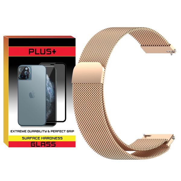 بند پلاس مدل Milanese PL مناسب برای ساعت هوشمند سامسونگ Galaxy Watch FE