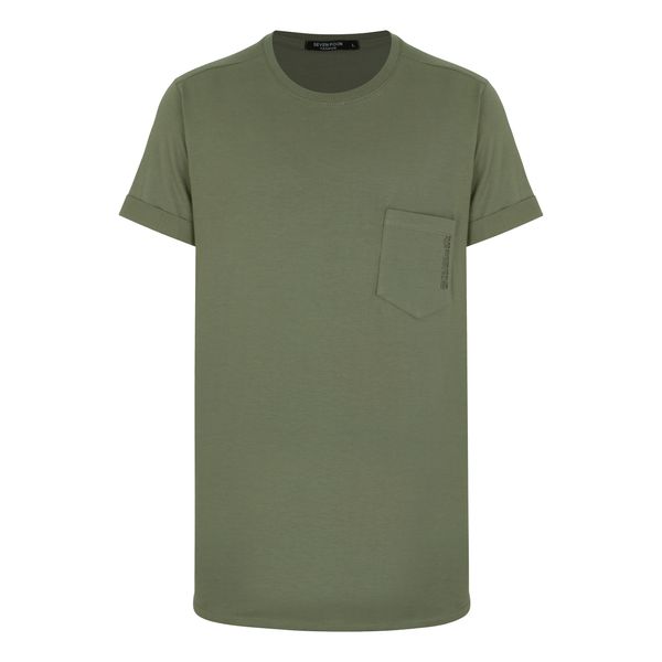 تی شرت آستین کوتاه مردانه سون پون مدل M342 رنگ سدری