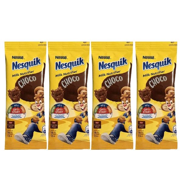 پودر شکلات نستله مدل Nesquik بسته 4 عددی