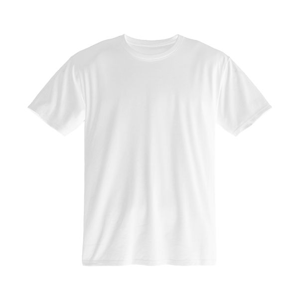 تی شرت آستین کوتاه مردانه مدل بیسیک ساده رنگ سفید