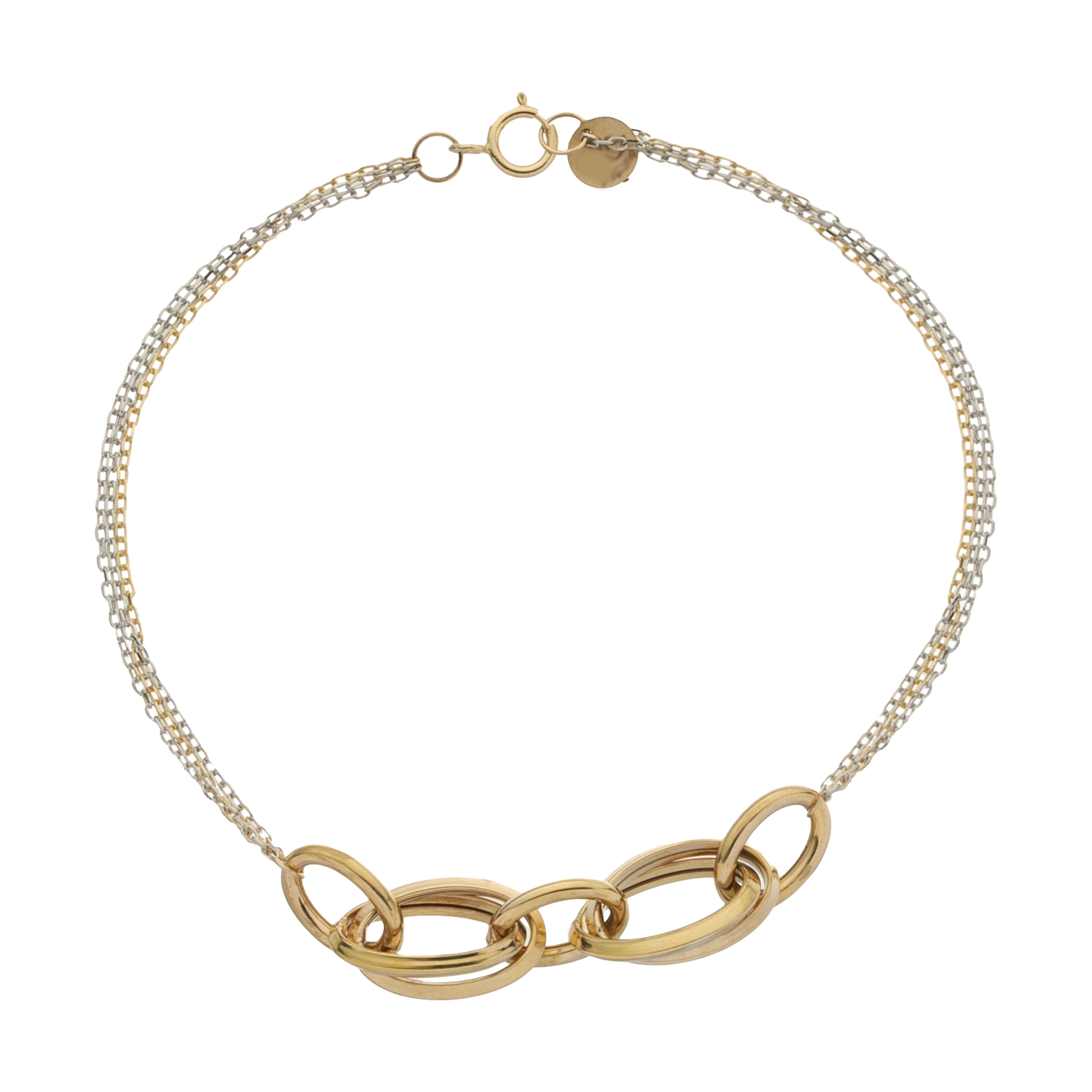دستبند طلا 18 عیار زنانه ناتروسا مدل NG250