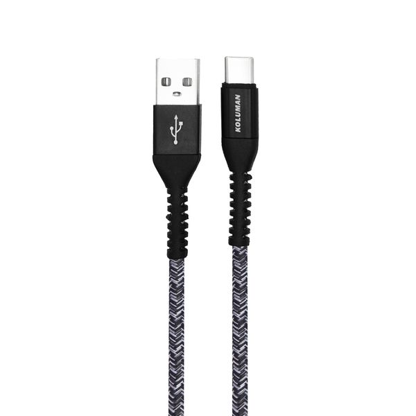 کابل تبدیل USB به USB-C کلومن مدل DK - 42 طول 1.2 متر