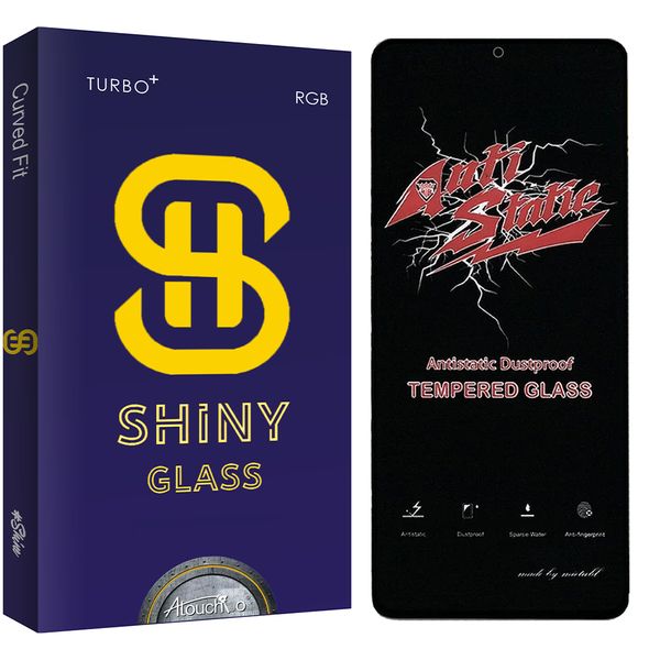 محافظ صفحه نمایش آتوچبو مدل Shiny Antistatic مناسب برای گوشی موبایل سامسونگ Galaxy A54/S23 FE