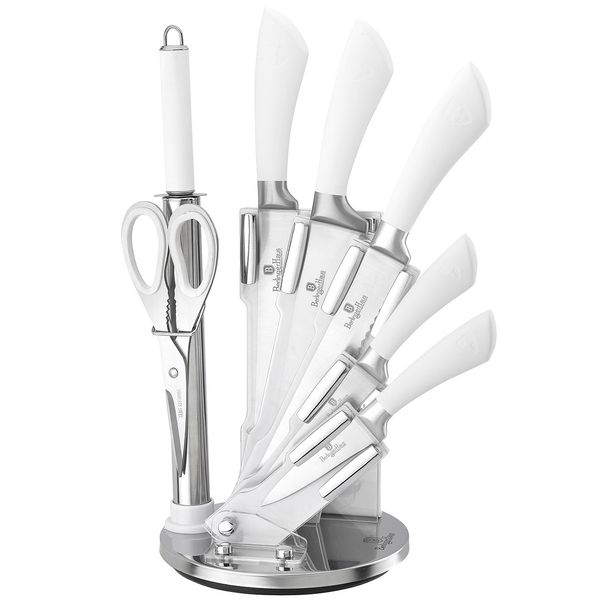 ست چاقوی آشپزخانه 8 پارچه پایه دار برلینگر هاوس مدل ST8W