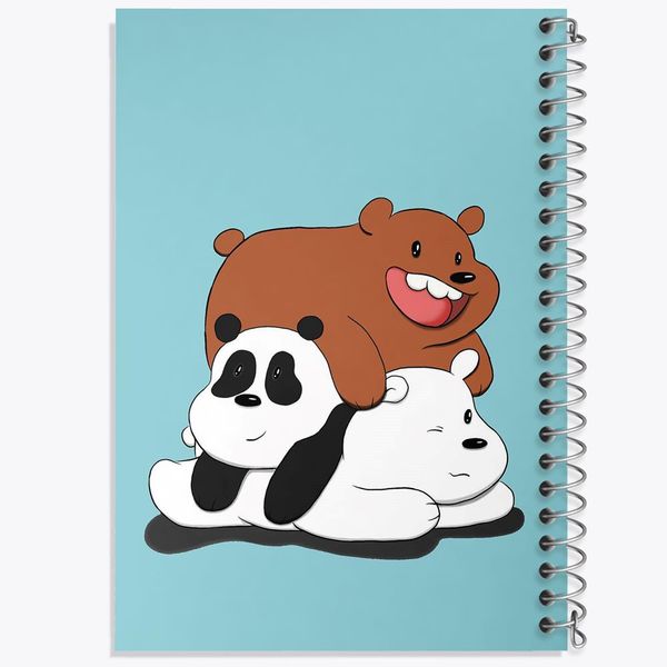 دفتر لیست خرید 50 برگ خندالو طرح انیمیشن سه خرس کله پوک کد 27637