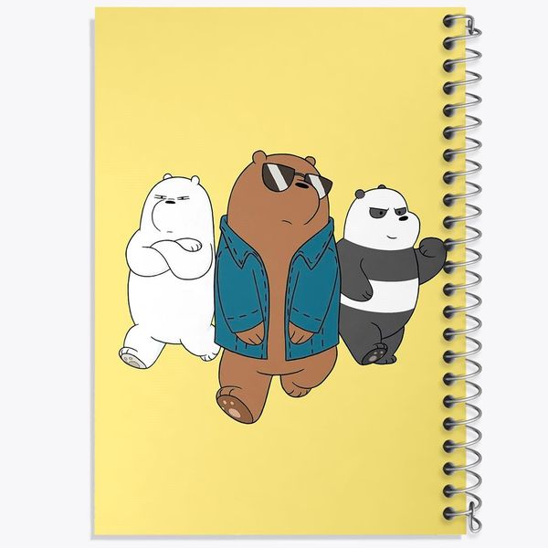 دفتر لیست خرید 50 برگ خندالو طرح انیمیشن سه خرس کله پوک کد 27647