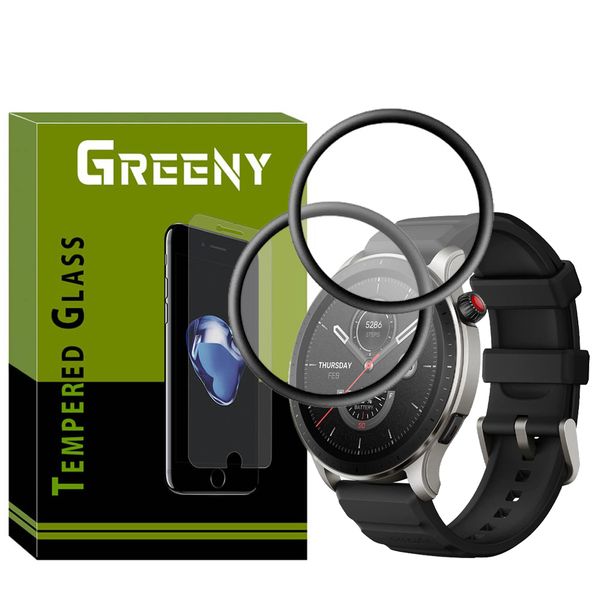محافظ صفحه نمایش گرینی مدل GR-PM مناسب برای ساعت هوشمند امیزفیت GTR 4 بسته دو عددی