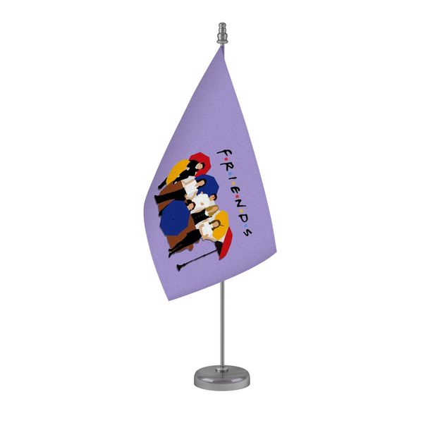 پرچم رومیزی مدل سریال فرندز کد p-05
