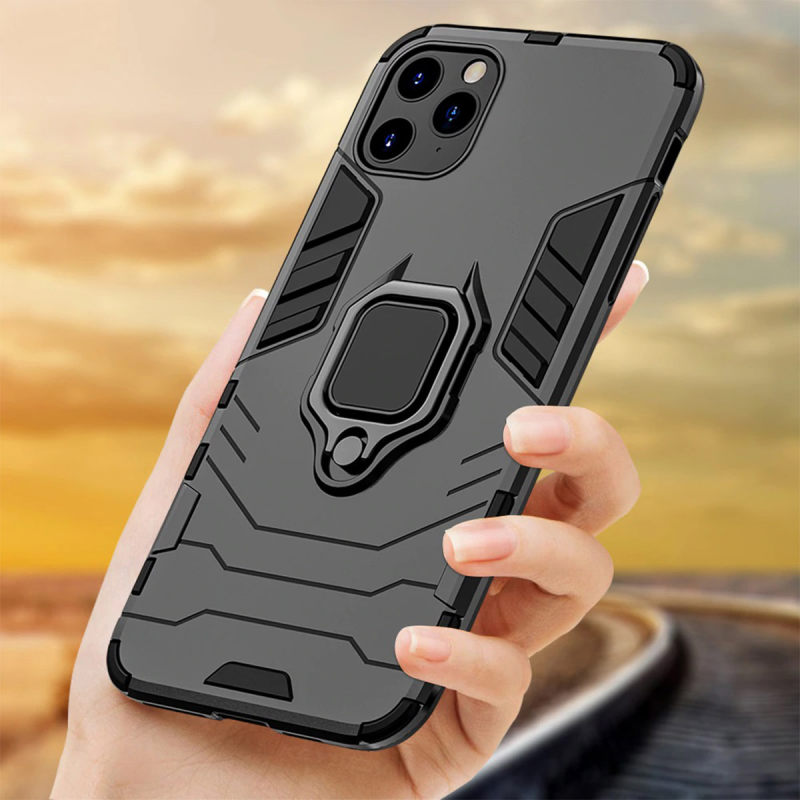 کاور کینگ کونگ مدل BATMAN مناسب برای گوشی موبایل اپل Iphone 12 Pro Max به همراه محافظ صفحه نمایش و محافظ لنز دوربین و برچسب محافظ پشت و پایه نگهدارنده گوشی 