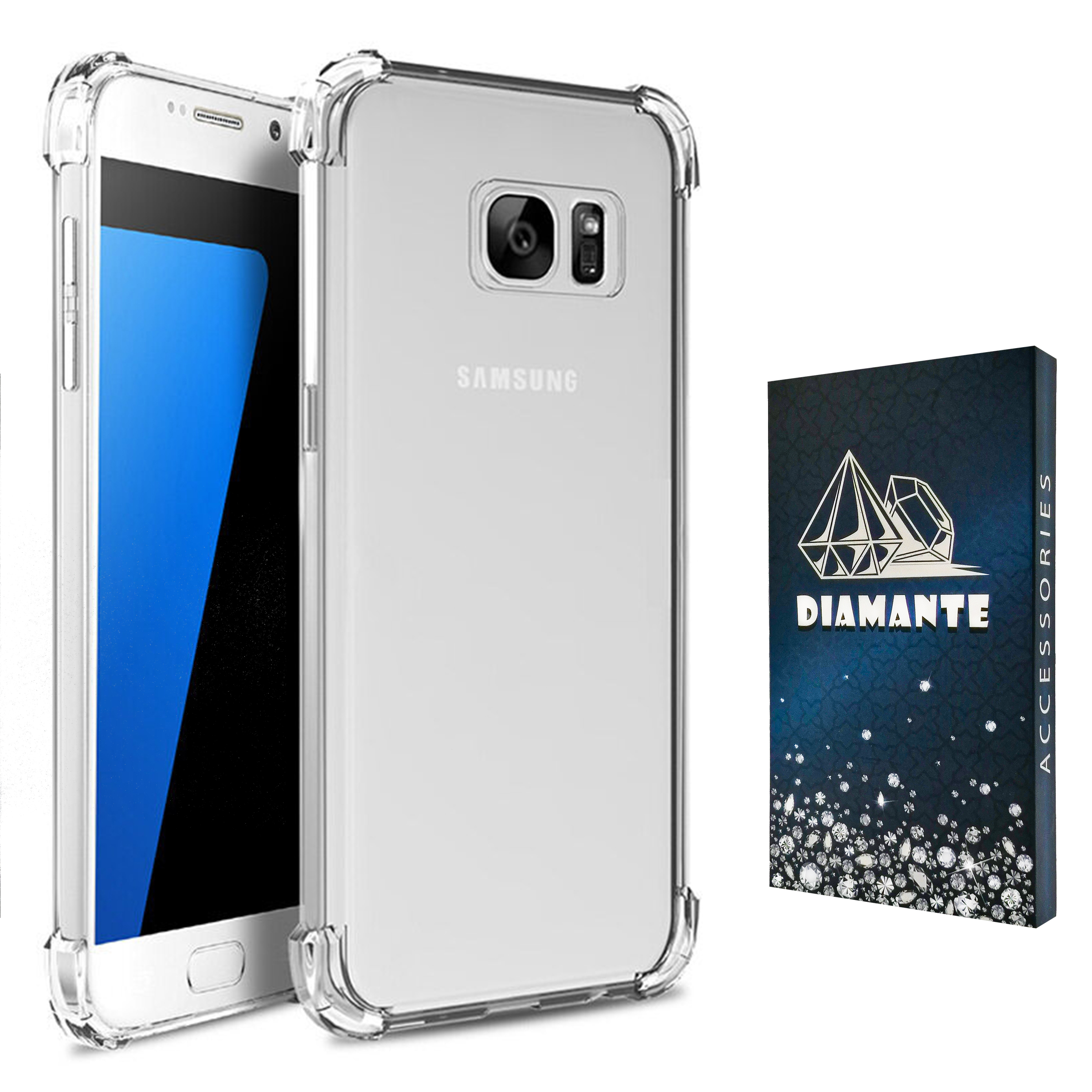  کاور دیامانته مدل shiny navy مناسب برای گوشی موبایل سامسونگ Galaxy Note 5