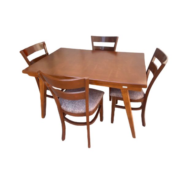 میز و صندلی ناهارخوری 4 نفره گالری چوب آشنایی مدل 760-Ro4
