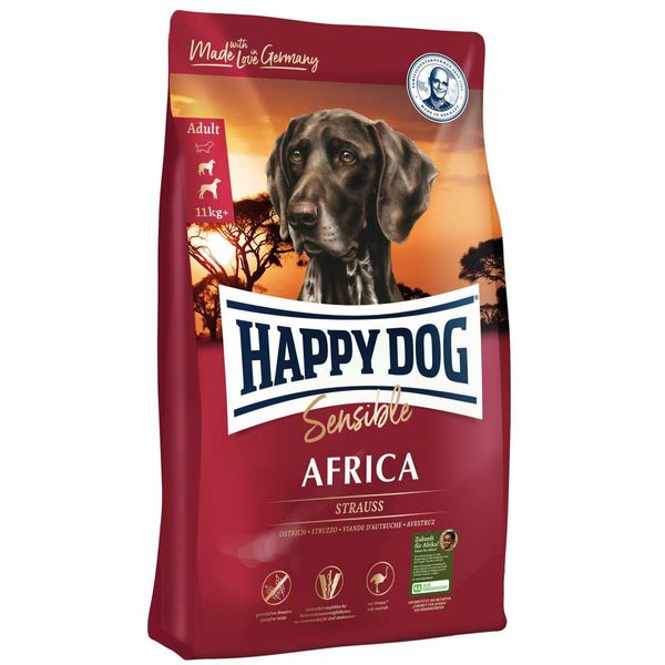 غذا خشک سگ هپی داگ مدل Sensible Africa وزن 11 کیلوگرم