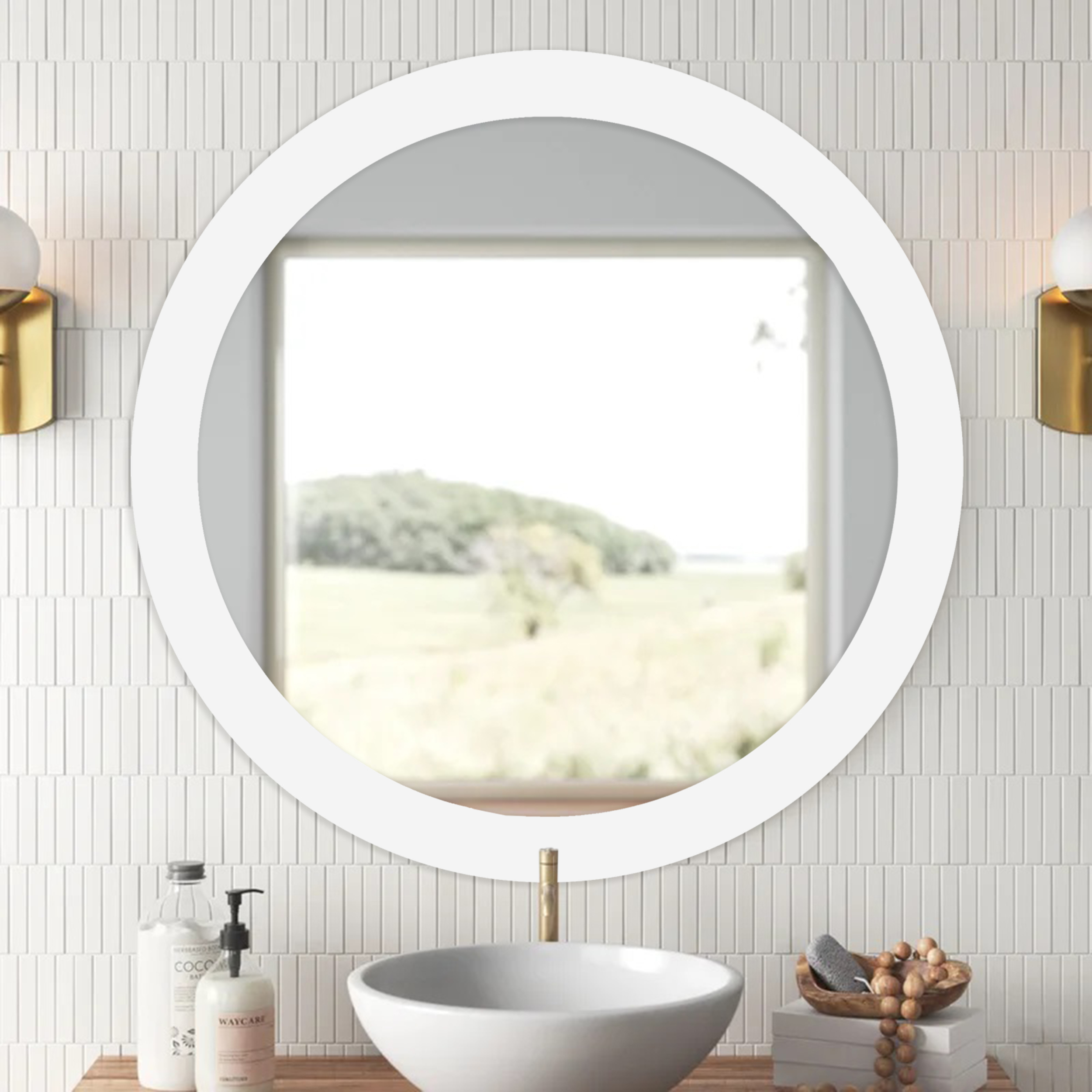 آینه سرویس بهداشتی الف مدل دلسا 7
