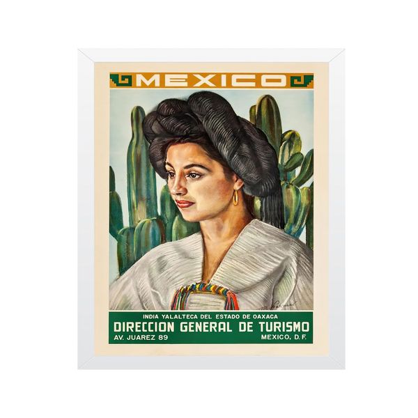 تابلو مدل پرتره زن مکزیکی