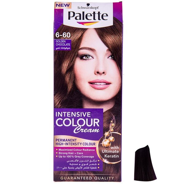کیت رنگ مو پلت سری Intensive Colour Cream مدل Golden Chocolateشماره 60-6