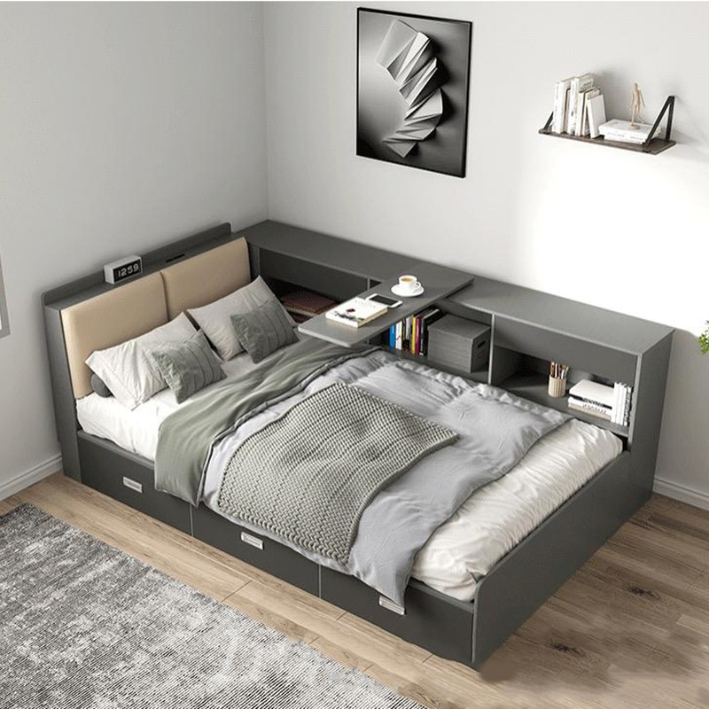تخت خواب یک نفره مدل شلف سایز 90×200 سانتی متر