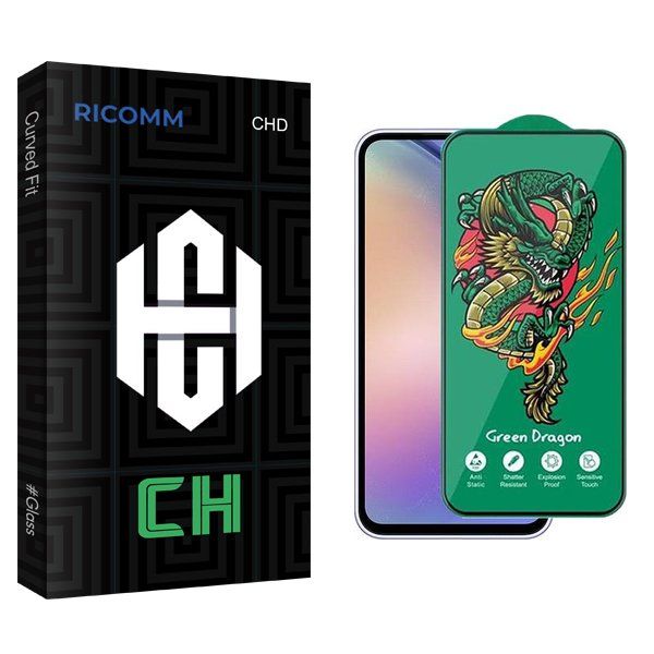 محافظ صفحه نمایش ریکام مدل CH Green_Dragon مناسب برای گوشی موبایل سامسونگ Galaxy A54