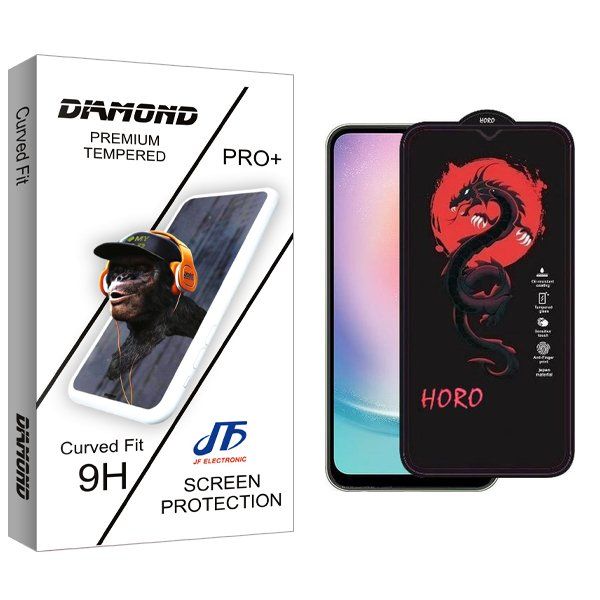 محافظ صفحه نمایش جی اف مدل Diamond Horo مناسب برای گوشی موبایل سامسونگ galaxy a24