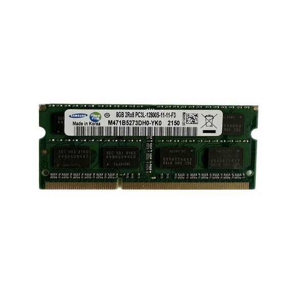 رم لپ تاپ  ddr3L تك كاناله 1600 مگاهرتز سامسونگ مدل pc3L-12800 ظرفيت 8 گيگابايت