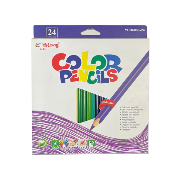 مداد رنگی 24 رنگ یالونگ مدل YL816060