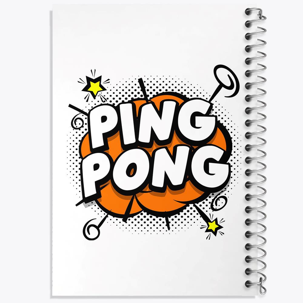 دفتر لیست خرید 50 برگ خندالو طرح پینگ پنگ Ping Pong کد 27994