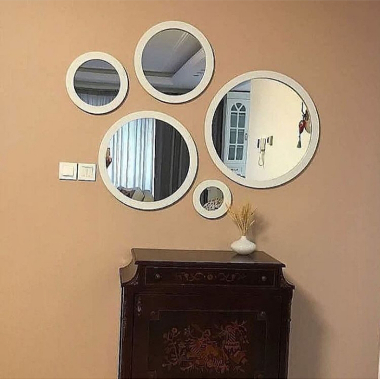 آینه خونه خاص مدل دکوراتیو مجموعه 5 عددی